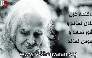 دکلمه شعر شادی نماند و شور نماند و هوس نماند