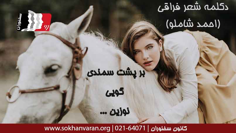 دکلمه شعر چه بی تابانه می خواهمت 